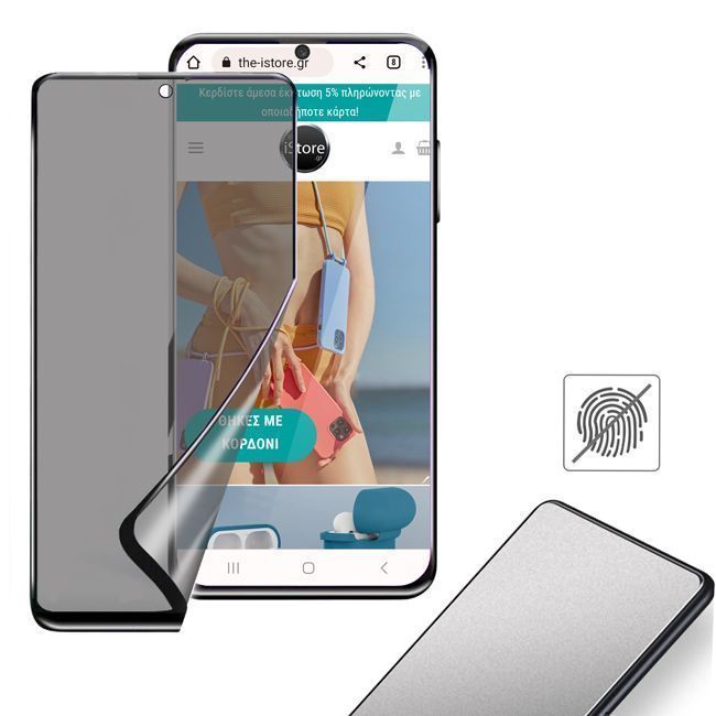 3D Privacy Ceramic Flexible Protector Xiaomi Redmi Note 11/11s ΠΡΟΣΤΑΣΙΑ ΟΘΟΝΗΣ Orso 3D Privacy Ceramic Flexible Protector Xiaomi Redmi Note 11/11s