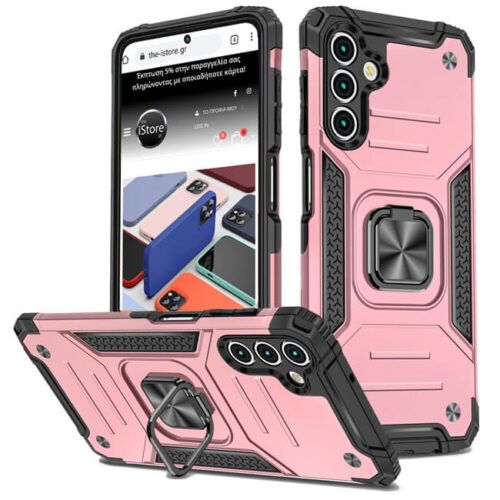Θήκη Orso Armor Ringstand Rose Gold Samsung Galaxy S23 FE 5G