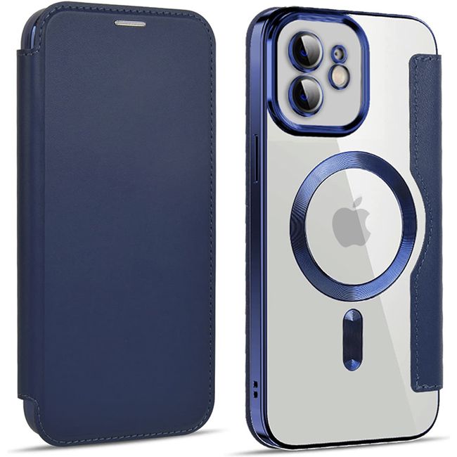 Θήκη Orso Flip Camera Protection Magsafe Bare Look Blue iPhone 11 STOCK OFFERS Orso Θήκη Orso Flip Camera Protection Magsafe Bare Look Blue iPhone 11