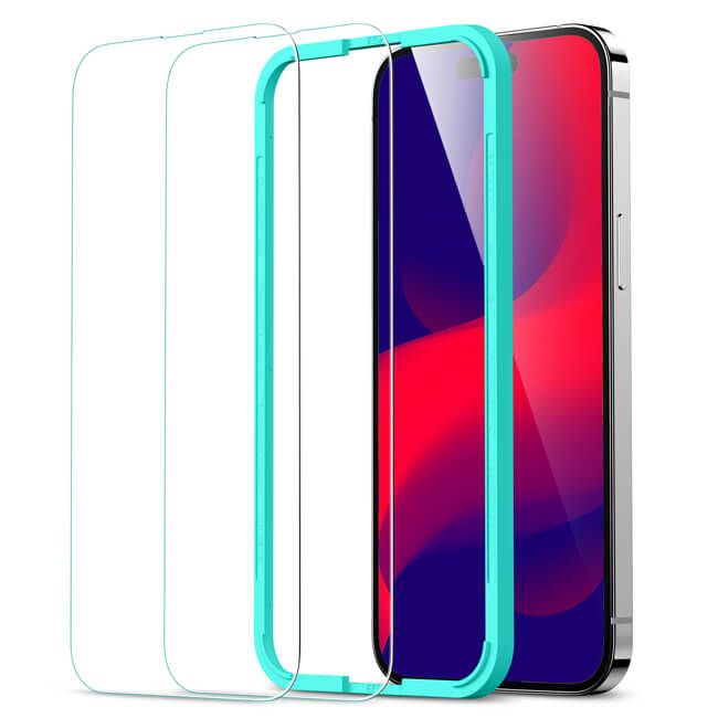 ESR Premium Quality Tempered Glass iPhone 15 Plus (2-Pack With Easy Installation Frame) ΠΡΟΣΤΑΣΙΑ ΟΘΟΝΗΣ ESR ESR Premium Quality Tempered Glass iPhone 15 Plus (2-Pack With Easy Installation Frame)