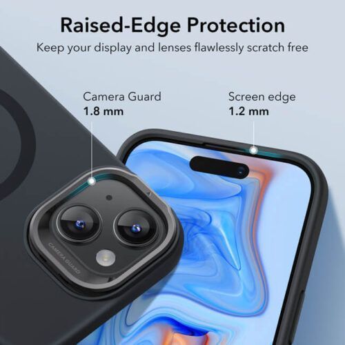 Alternative view of Θήκη ESR Cloud with Stash Stand HaloLock Magsafe Black iPhone 15 Plus