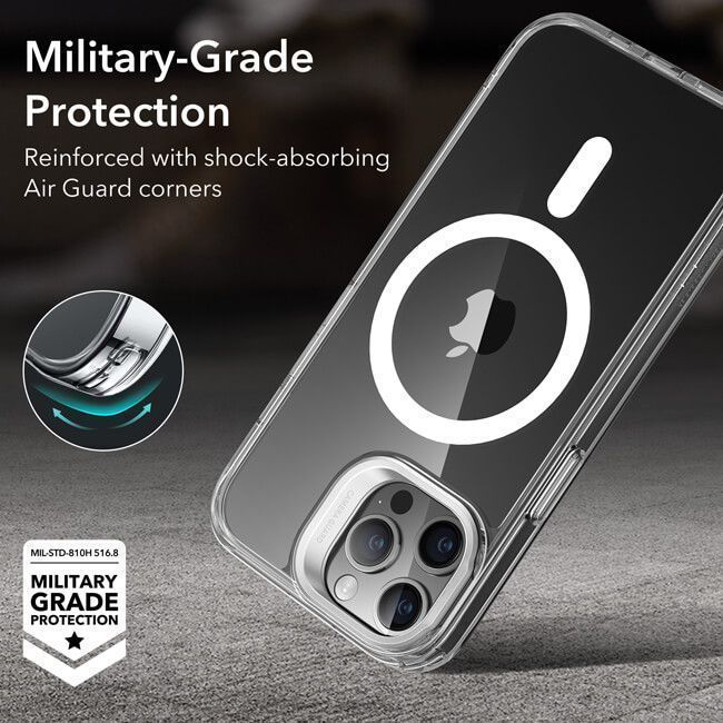 Θήκη ESR Classic Hybrid with Stash Stand HaloLock MagSafe Clear iPhone 15 Pro Max ΘΗΚΕΣ ESR Θήκη ESR Classic Hybrid with Stash Stand HaloLock MagSafe Clear iPhone 15 Pro Max - Image 3