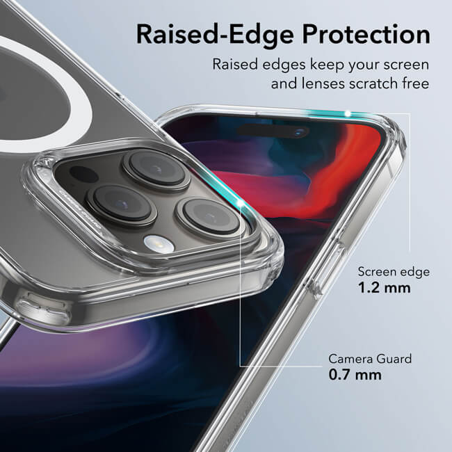 Θήκη ESR Classic Hybrid HaloLock MagSafe Clear iPhone 15 Pro ΘΗΚΕΣ ESR Θήκη ESR Classic Hybrid HaloLock MagSafe Clear iPhone 15 Pro - Image 6
