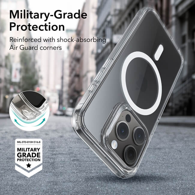 Θήκη ESR Classic Hybrid HaloLock MagSafe Clear iPhone 15 Pro ΘΗΚΕΣ ESR Θήκη ESR Classic Hybrid HaloLock MagSafe Clear iPhone 15 Pro - Image 5