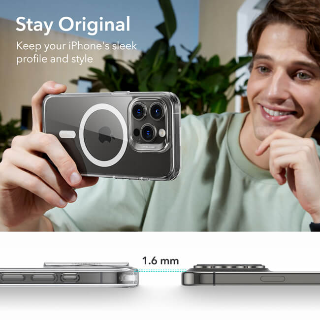 Θήκη ESR Classic Hybrid HaloLock MagSafe Clear iPhone 15 Pro ΘΗΚΕΣ ESR Θήκη ESR Classic Hybrid HaloLock MagSafe Clear iPhone 15 Pro - Image 4