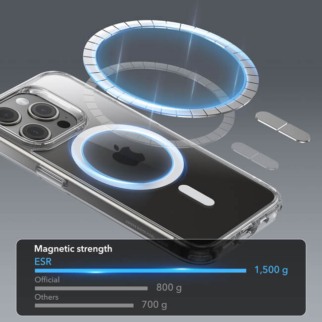 Θήκη ESR Classic Hybrid HaloLock MagSafe Clear iPhone 15 Pro ΘΗΚΕΣ ESR Θήκη ESR Classic Hybrid HaloLock MagSafe Clear iPhone 15 Pro - Image 7