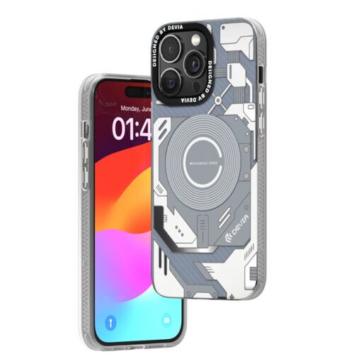 Θήκη Devia Mecha Series Grey iPhone 15 Pro ΘΗΚΕΣ devia Θήκη Devia Mecha Series Grey iPhone 15 Pro
