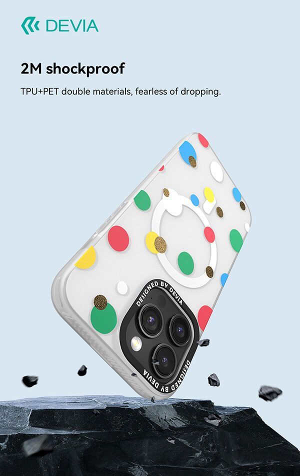 Θήκη Devia Polka Series White iPhone 15 Pro ΘΗΚΕΣ devia Θήκη Devia Polka Series White iPhone 15 Pro - Image 4