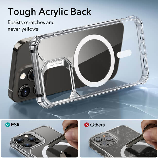 (2+1 Pack) Full Protection Set ESR Air Armor HaloLock MagSafe Grey iPhone 15 Pro ΘΗΚΕΣ ESR (2+1 Pack) Full Protection Set ESR Air Armor HaloLock MagSafe Grey iPhone 15 Pro - Image 3