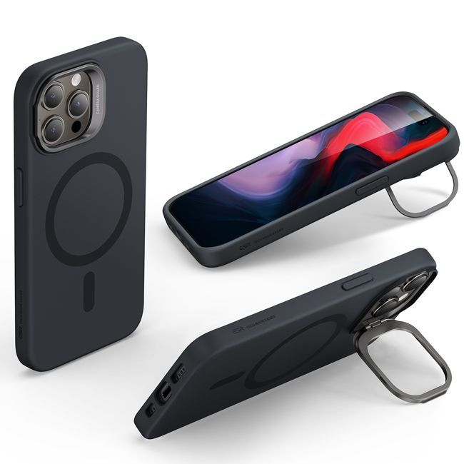 Θήκη ESR Cloud with Stash Stand HaloLock Magsafe Black iPhone 15 Pro ΘΗΚΕΣ ESR Θήκη ESR Cloud with Stash Stand HaloLock Magsafe Black iPhone 15 Pro - Image 9