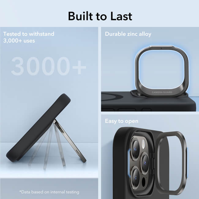 Θήκη ESR Cloud with Stash Stand HaloLock Magsafe Black iPhone 15 Pro ΘΗΚΕΣ ESR Θήκη ESR Cloud with Stash Stand HaloLock Magsafe Black iPhone 15 Pro - Image 6