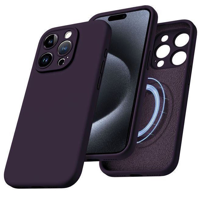 Θήκη Orso Cloud Magsafe Deep Purple iPhone 15 Pro ΘΗΚΕΣ Orso Θήκη Orso Cloud Magsafe Deep Purple iPhone 15 Pro