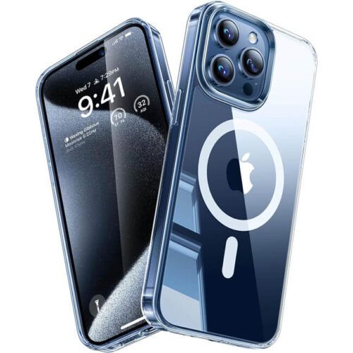 Θήκη Torras Diamond-Mag MagSafe Clear iPhone 15 Pro ΘΗΚΕΣ TORRAS Θήκη Torras Diamond-Mag MagSafe Clear iPhone 15 Pro