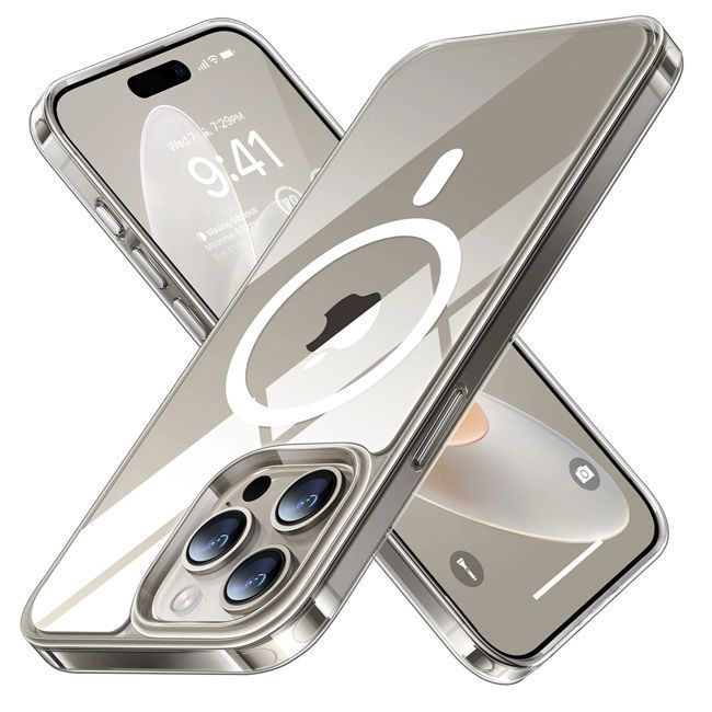 Θήκη Torras Diamond-Mag MagSafe Clear iPhone 15 Pro Max ΘΗΚΕΣ TORRAS Θήκη Torras Diamond-Mag MagSafe Clear iPhone 15 Pro Max