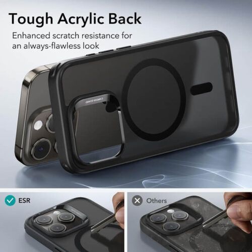 Alternative view of Θήκη ESR Classic Hybrid HaloLock MagSafe Frosted Black iPhone 16 Pro