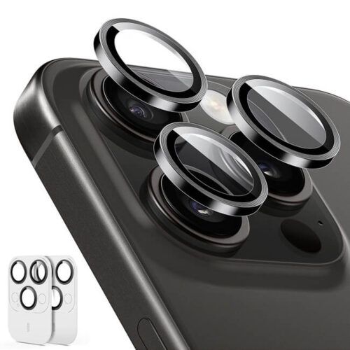 ESR Armorite Tempered Glass Camera Lens Black iPhone 15 Pro/15 Pro Max