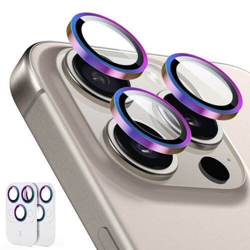 ESR Armorite Tempered Glass Camera Lens Chromatic iPhone 15 Pro/15 Pro Max