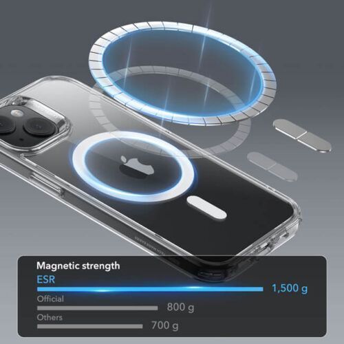Alternative view of Θήκη ESR Classic Hybrid HaloLock MagSafe Clear iPhone 15 Plus