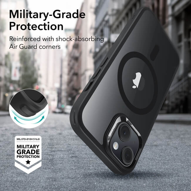 Θήκη ESR Classic Hybrid HaloLock MagSafe Clear Black iPhone 15 ΘΗΚΕΣ ESR Θήκη ESR Classic Hybrid HaloLock MagSafe Clear Black iPhone 15 - Image 5