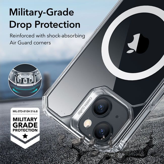 Θήκη ESR Air Armor HaloLock MagSafe Clear iPhone 15 Plus ΘΗΚΕΣ ESR Θήκη ESR Air Armor HaloLock MagSafe Clear iPhone 15 Plus - Image 4