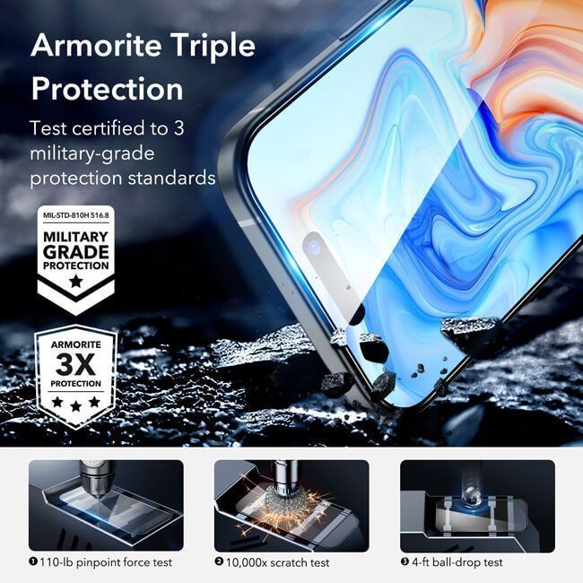 ESR Armorite Ultra-Tough Tempered Glass iPhone 15 (With Easy Installation Kit) ΠΡΟΣΤΑΣΙΑ ΟΘΟΝΗΣ ESR ESR Armorite Ultra-Tough Tempered Glass iPhone 15 (With Easy Installation Kit) - Image 2