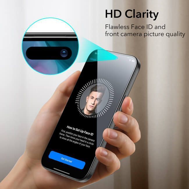 ESR Premium Quality Full Cover Tempered Glass iPhone 15 ΠΡΟΣΤΑΣΙΑ ΟΘΟΝΗΣ ESR ESR Premium Quality Full Cover Tempered Glass iPhone 15 - Image 3