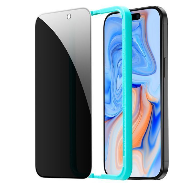 ESR Full Cover Privacy Tempered Glass iPhone 15 (With Easy Installation Kit) ΠΡΟΣΤΑΣΙΑ ΟΘΟΝΗΣ ESR ESR Full Cover Privacy Tempered Glass iPhone 15 (With Easy Installation Kit)
