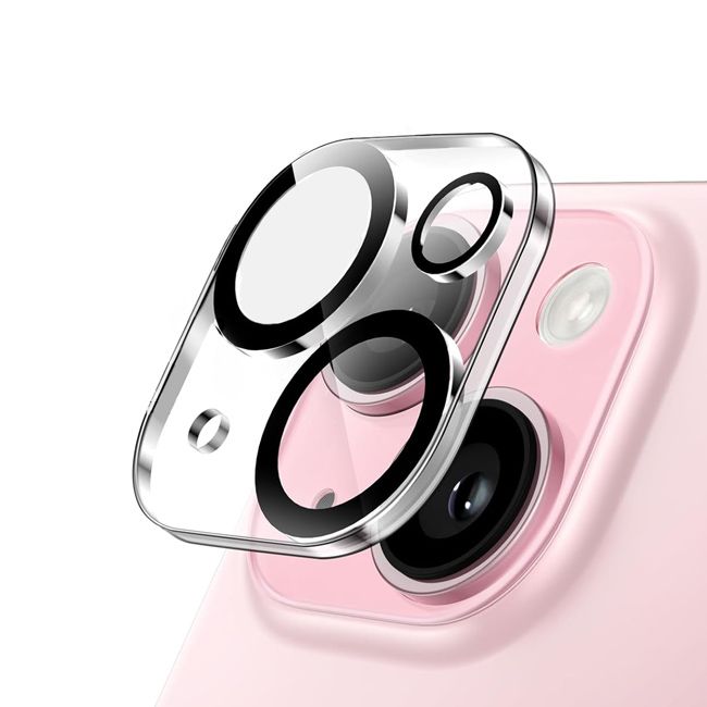 Orso Full Cover 9H Camera Glass Clear iPhone 15 /15 Plus ΠΡΟΣΤΑΣΙΑ ΟΘΟΝΗΣ Orso Orso Full Cover 9H Camera Glass Clear iPhone 15 /15 Plus