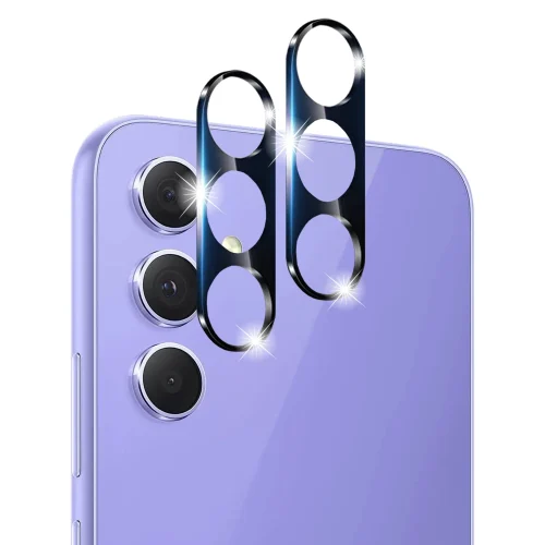 OEM Full Cover 9H Camera Glass Samsung Galaxy A54 Black (2-Pack)
