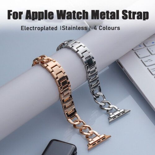 Alternative view of Λουράκι Elegant Metal Beads Bracelet Rose Gold Apple Watch 38/40/41/42mm Series 10 2024