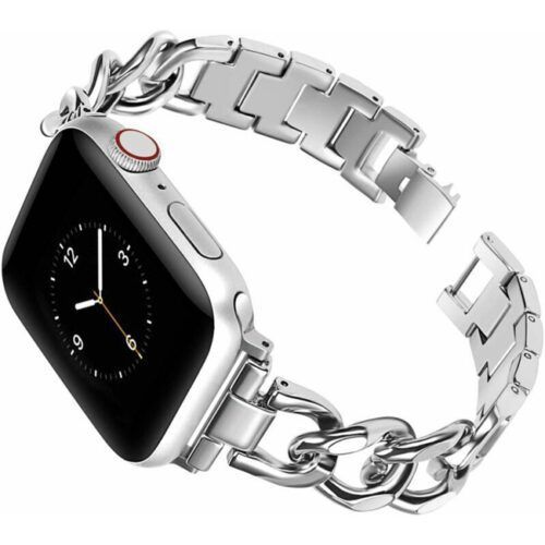 Λουράκι Elegant Metal Beads Bracelet Silver Apple Watch 38/40/41/42mm Series 10 2024 APPLE WATCH Orso Λουράκι Elegant Metal Beads Bracelet Silver Apple Watch 38/40/41/42mm Series 10 2024