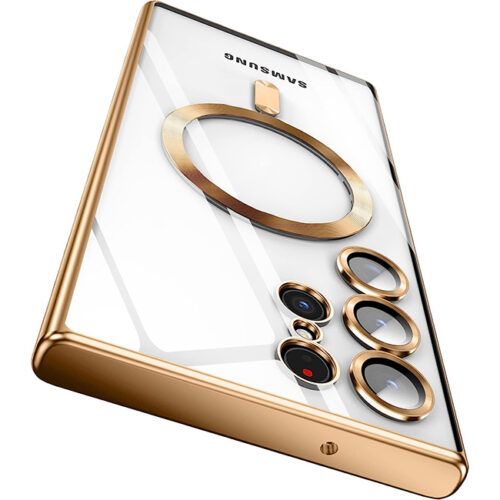 Θήκη Orso Magsafe Camera Protection Bare Look Gold Samsung Galaxy S25 Ultra ΘΗΚΕΣ Orso Θήκη Orso Magsafe Camera Protection Bare Look Gold Samsung Galaxy S25 Ultra