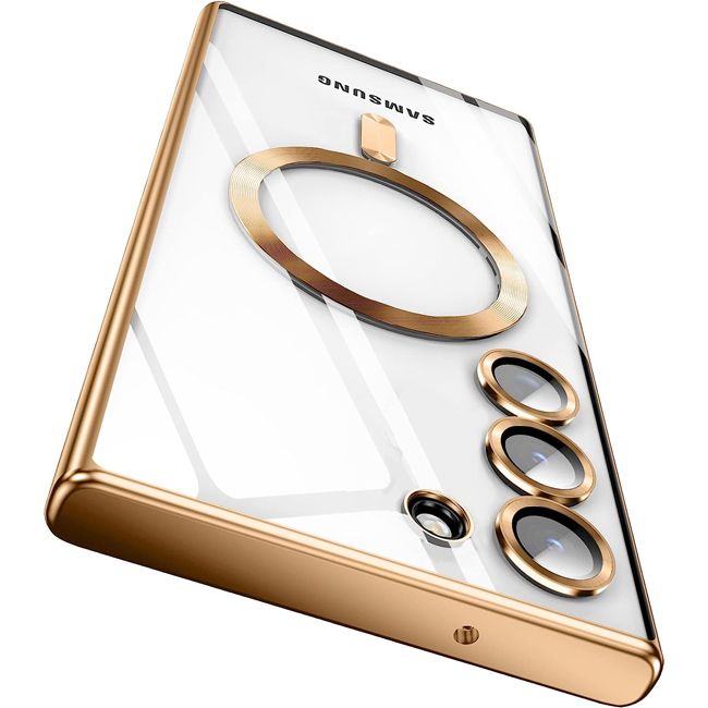 Θήκη Orso Magsafe Camera Protection Bare Look Gold Samsung Galaxy S23 Plus ΘΗΚΕΣ Orso Θήκη Orso Magsafe Camera Protection Bare Look Gold Samsung Galaxy S23 Plus