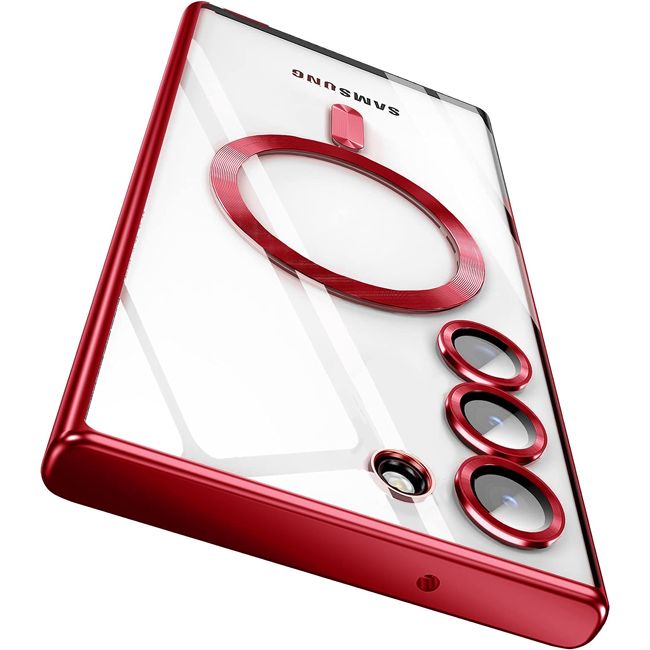 Θήκη Orso Magsafe Camera Protection Bare Look Red Samsung Galaxy S23 Plus ΘΗΚΕΣ Orso Θήκη Orso Magsafe Camera Protection Bare Look Red Samsung Galaxy S23 Plus