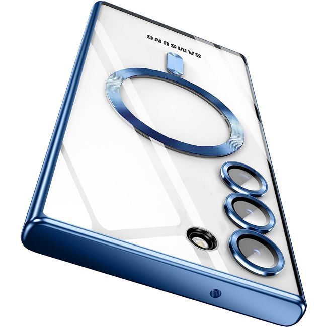 Θήκη Orso Magsafe Camera Protection Bare Look Blue Samsung Galaxy S23 Plus ΘΗΚΕΣ Orso Θήκη Orso Magsafe Camera Protection Bare Look Blue Samsung Galaxy S23 Plus