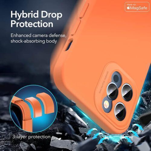 Alternative view of Θήκη ESR iPhone 12 Pro Max Cloud Case Kumquat MagSafe Certified