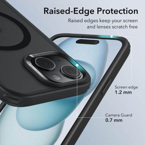Alternative view of Θήκη ESR Classic Hybrid HaloLock MagSafe Frosted Black iPhone 15 Plus