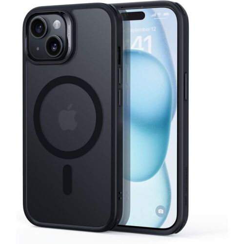 Θήκη ESR Classic Hybrid HaloLock MagSafe Frosted Black iPhone 15 Plus ΘΗΚΕΣ ESR Θήκη ESR Classic Hybrid HaloLock MagSafe Frosted Black iPhone 15 Plus