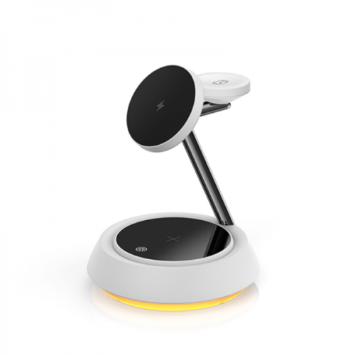 Alternative view of WiWU 3 in 1 Magnetic Wireless Charging Station 15W (W002)