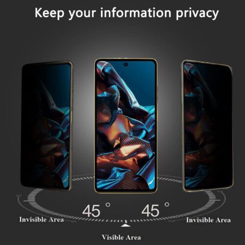 Alternative view of OrsoGlass Privacy Tempered Glass Poco M6 Pro 4G