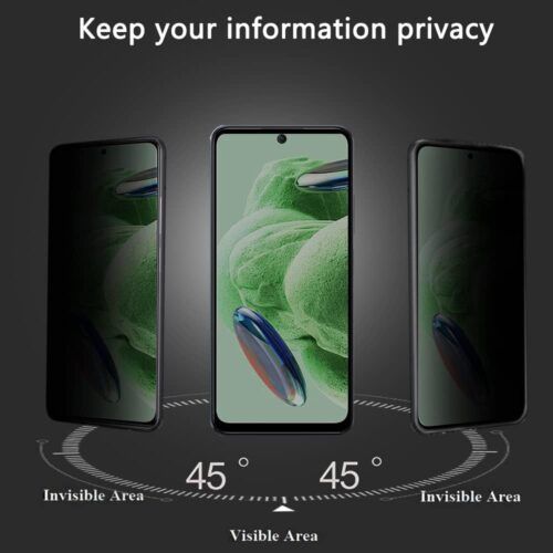 Alternative view of OrsoGlass Privacy Tempered Glass Xiaomi Redmi Note 12 5G