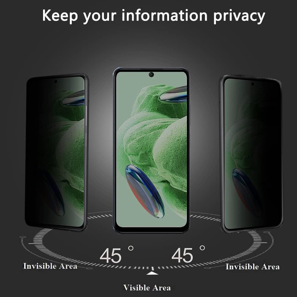 OrsoGlass Privacy Tempered Glass Xiaomi Redmi Note 12 5G ΠΡΟΣΤΑΣΙΑ ΟΘΟΝΗΣ Orso OrsoGlass Privacy Tempered Glass Xiaomi Redmi Note 12 5G - Image 2