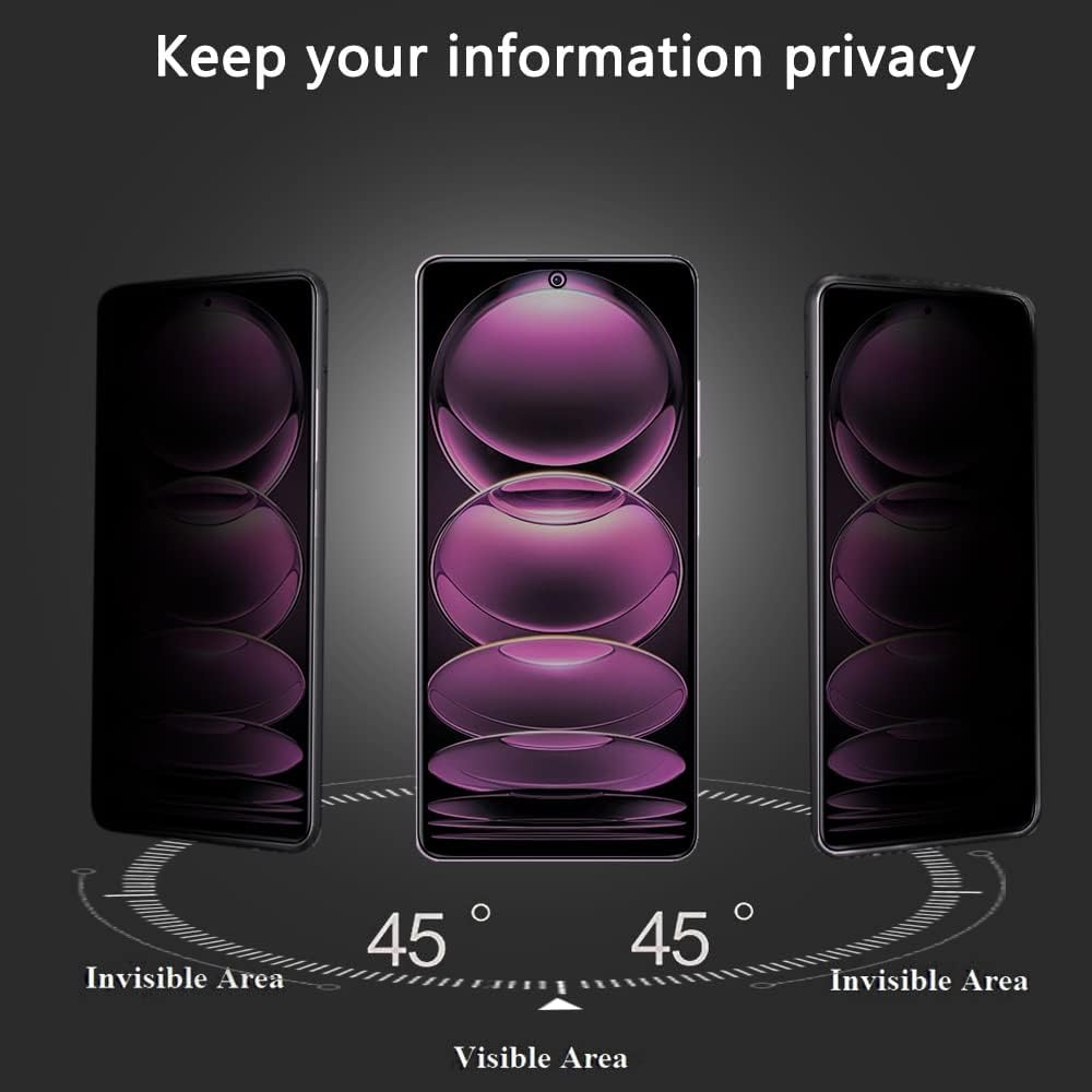 OrsoGlass Privacy Tempered Glass Xiaomi Redmi Note 12 Pro+ 5G ΠΡΟΣΤΑΣΙΑ ΟΘΟΝΗΣ Orso OrsoGlass Privacy Tempered Glass Xiaomi Redmi Note 12 Pro+ 5G - Image 2