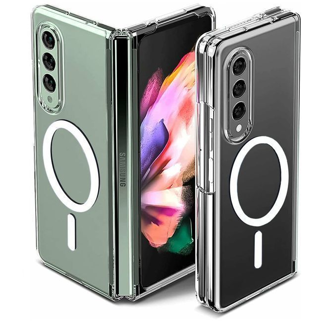 Θήκη Orso Samsung Galaxy Z Fold 3 MagSafe Silicone Clear ΘΗΚΕΣ Orso Θήκη Orso Samsung Galaxy Z Fold 3 MagSafe Silicone Clear