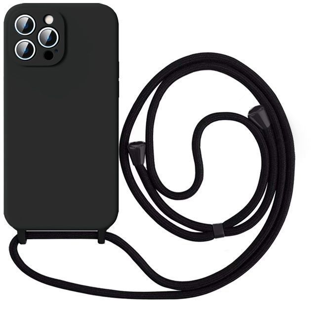 Θήκη Orso Cloud Κορδόνι Black iPhone 15 Pro Max ΘΗΚΕΣ Orso Θήκη Orso Cloud Κορδόνι Black iPhone 15 Pro Max