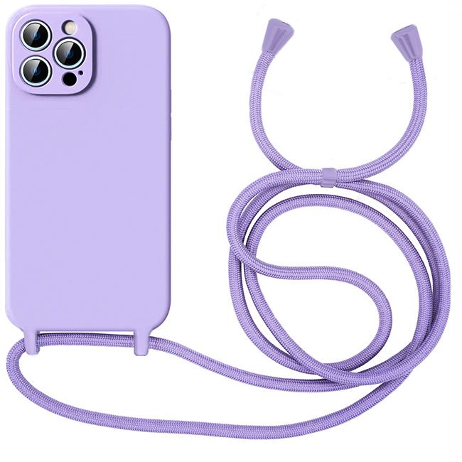 Θήκη Orso Cloud Κορδόνι Violet iPhone 15 Pro Max ΘΗΚΕΣ Orso Θήκη Orso Cloud Κορδόνι Violet iPhone 15 Pro Max