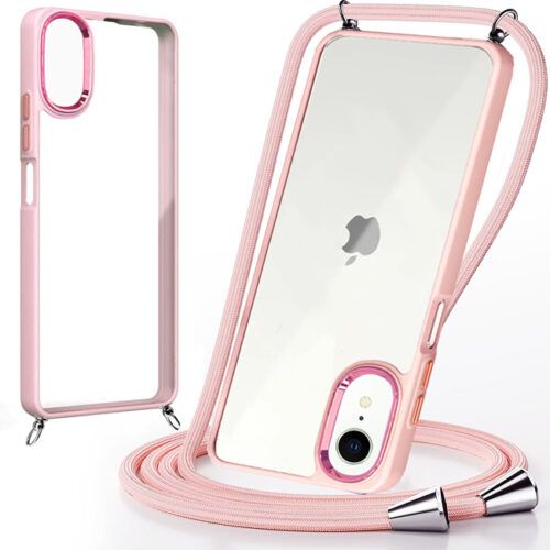 Θήκη Orso Shield Κορδόνι Clear Rose iPhone XR STOCK OFFERS Orso Θήκη Orso Shield Κορδόνι Clear Rose iPhone XR