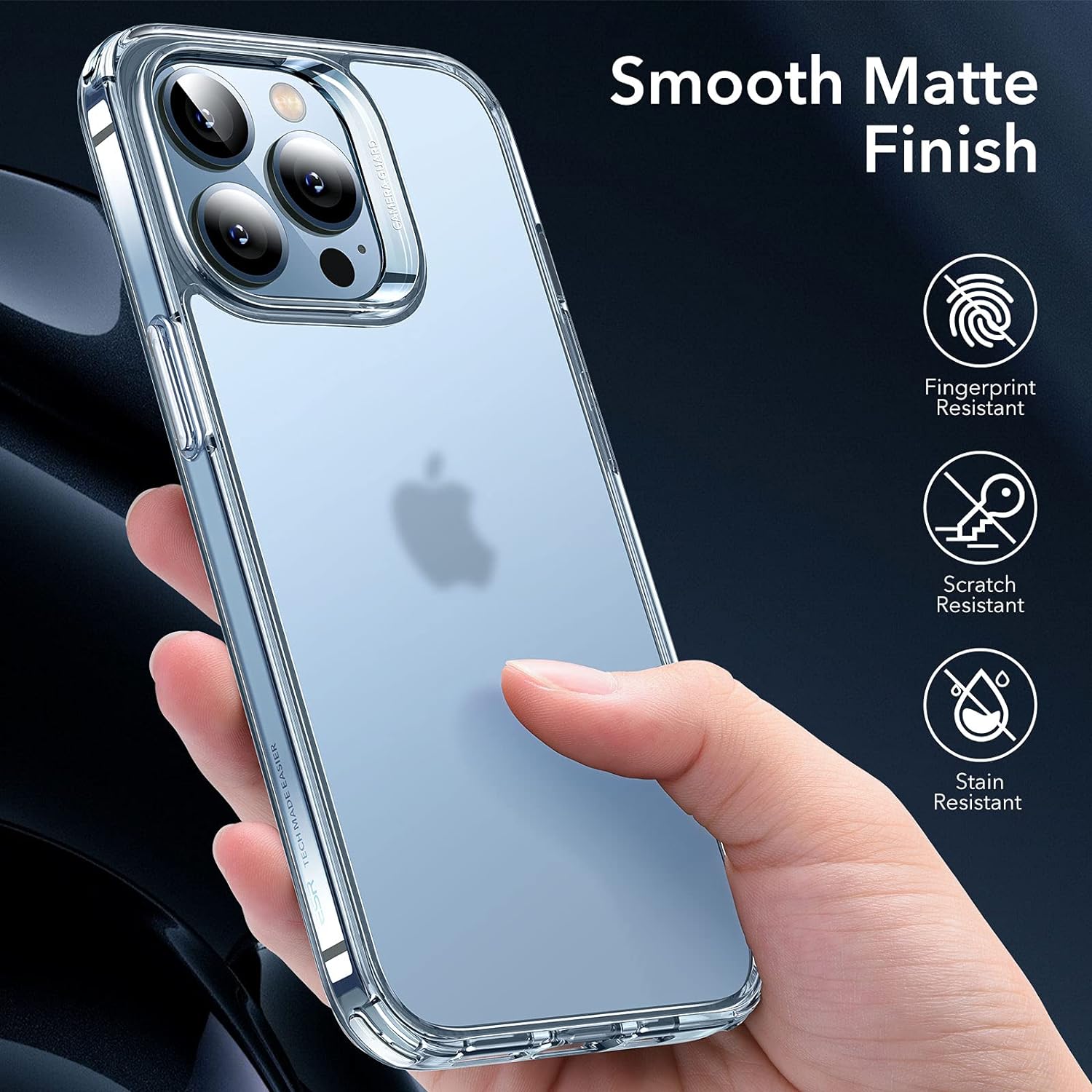 ESR iPhone 13 Pro Max Classic Hybrid Clear Matte ΘΗΚΕΣ ESR ESR iPhone 13 Pro Max Classic Hybrid Clear Matte - Image 8