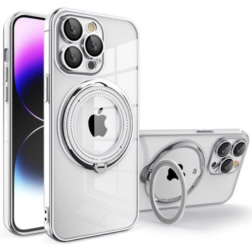 Θήκη Orso Ostand Magsafe Silver iPhone 14 Pro STOCK OFFERS Orso Θήκη Orso Ostand Magsafe Silver iPhone 14 Pro