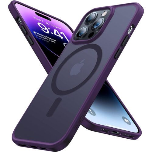 Θήκη Torras Guardian MagSafe Dark Purple iPhone 14 Pro ΘΗΚΕΣ TORRAS Θήκη Torras Guardian MagSafe Dark Purple iPhone 14 Pro